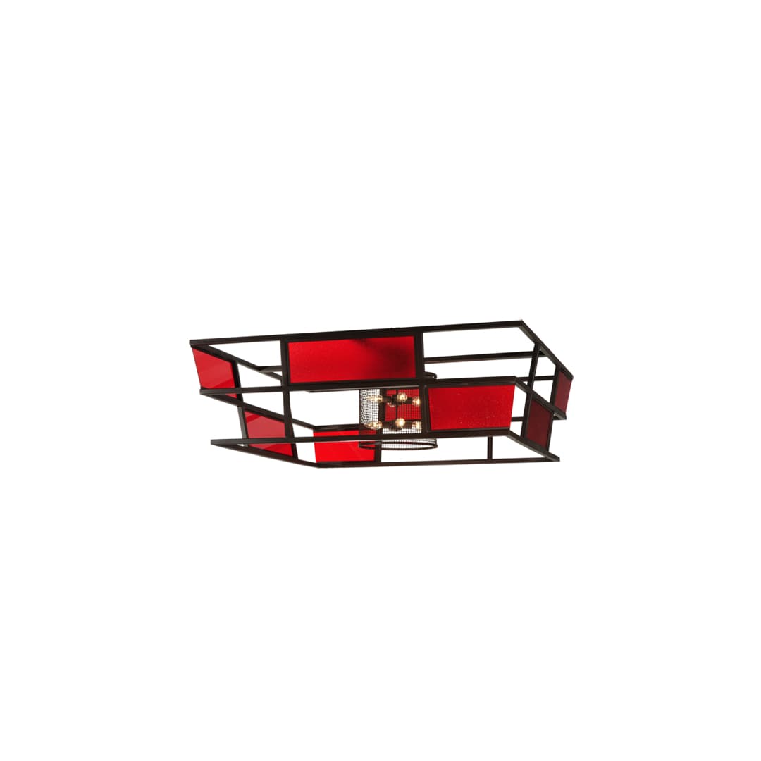 Tavern 8 Light 85" Wide Semi-Flush Ceiling Fixture