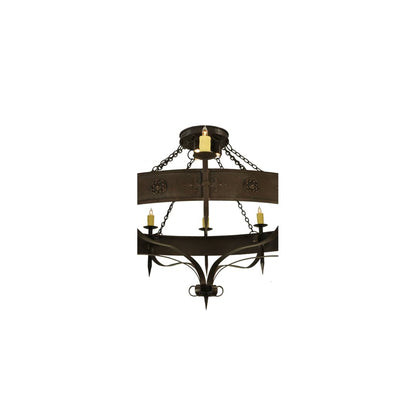 Warwick 12 Light 72" Wide Taper Candle Style Chandelier - Gilded Tobacco Finish
