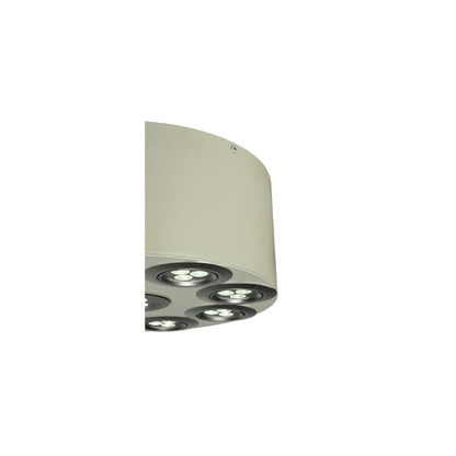 Discovery 9 Light 12" Wide Flush Mount Drum Ceiling Fixture