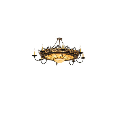 Stanley 8 Light 46" Wide Semi-Flush Ceiling Fixture