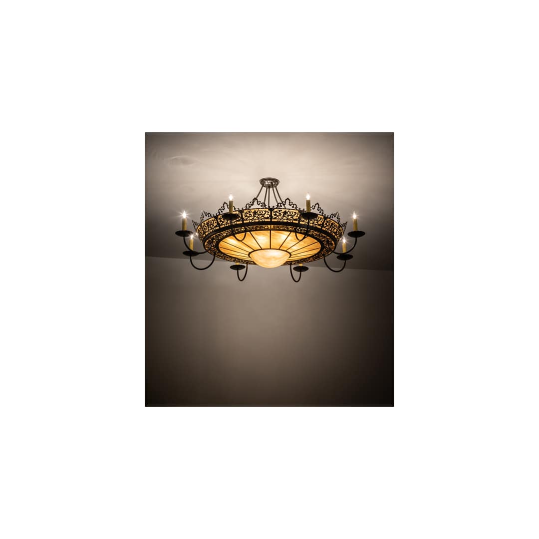 Stanley 8 Light 46" Wide Semi-Flush Ceiling Fixture