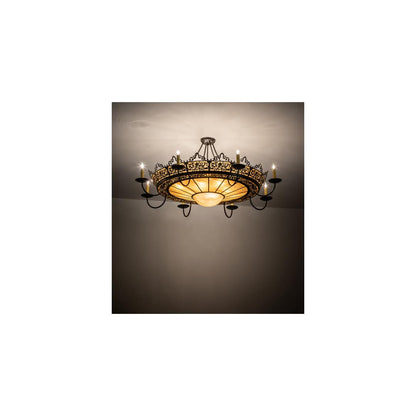 Stanley 8 Light 46" Wide Semi-Flush Ceiling Fixture