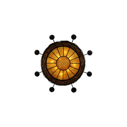 Stanley 8 Light 46" Wide Semi-Flush Ceiling Fixture