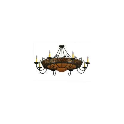 Stanley 8 Light 46" Wide Semi-Flush Ceiling Fixture