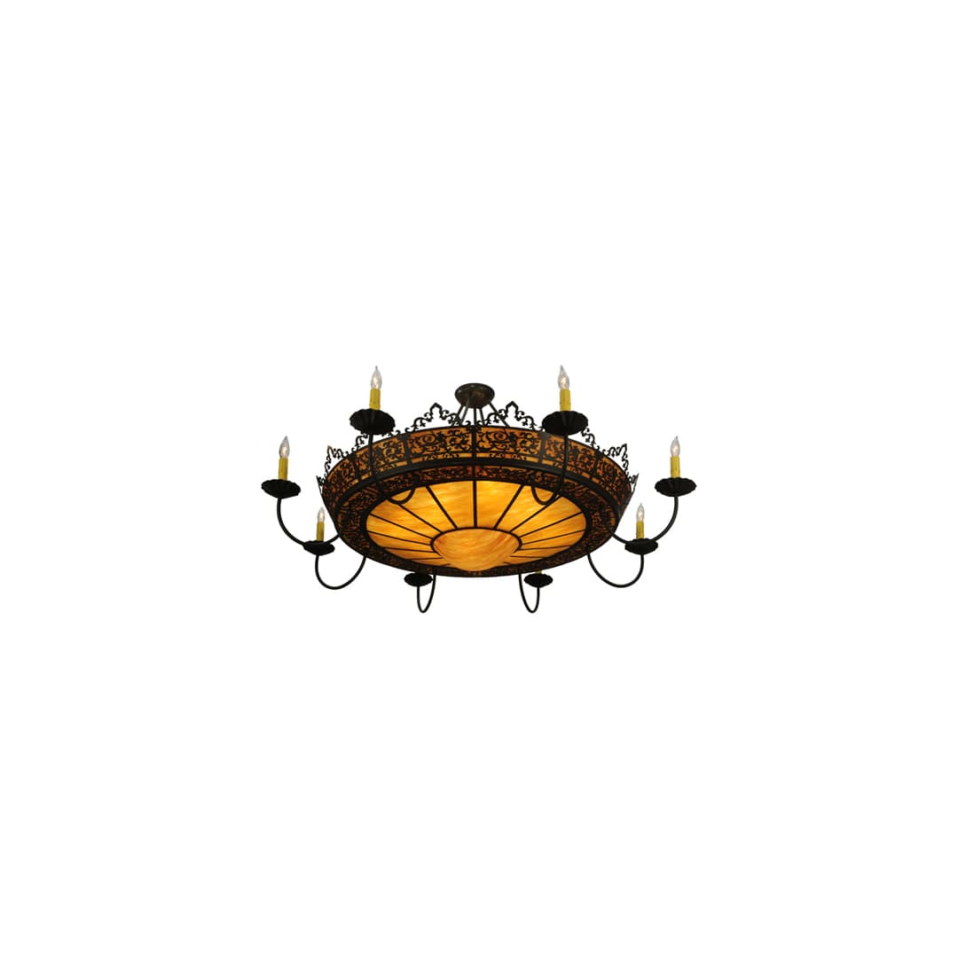 Stanley 8 Light 46" Wide Semi-Flush Ceiling Fixture