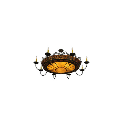 Stanley 8 Light 46" Wide Semi-Flush Ceiling Fixture