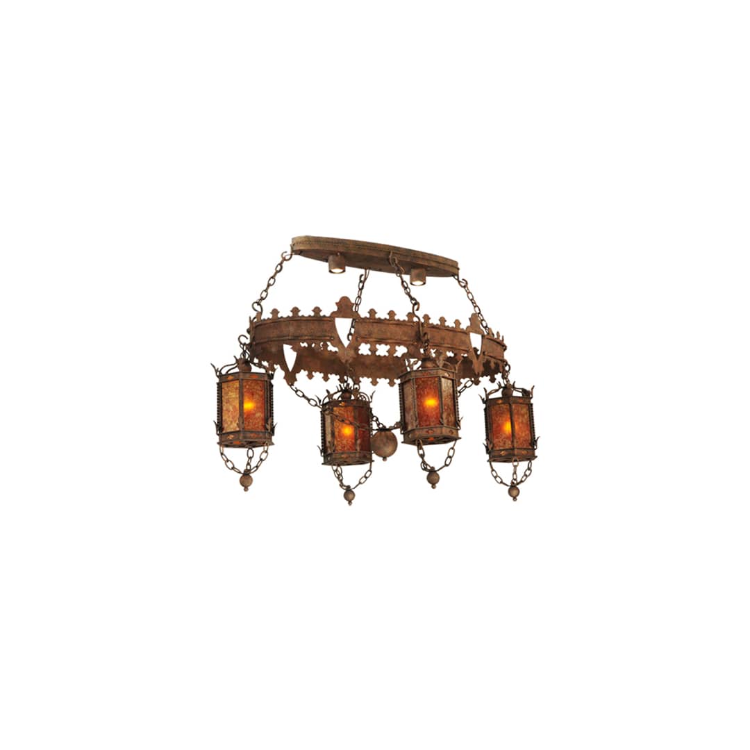 Valhalla 4 Light 58" Wide Linear Chandelier