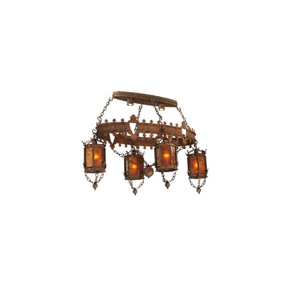 Valhalla 4 Light 58" Wide Linear Chandelier