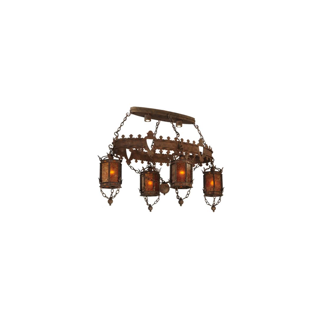 Valhalla 4 Light 58" Wide Linear Chandelier
