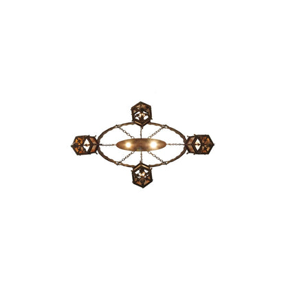 Valhalla 4 Light 58" Wide Linear Chandelier