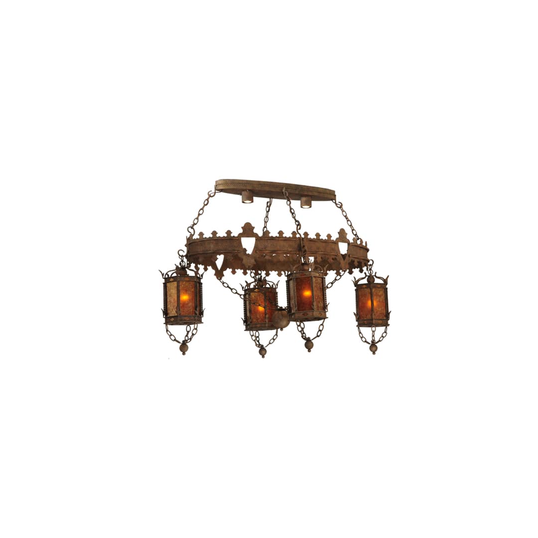 Valhalla 4 Light 58" Wide Linear Chandelier