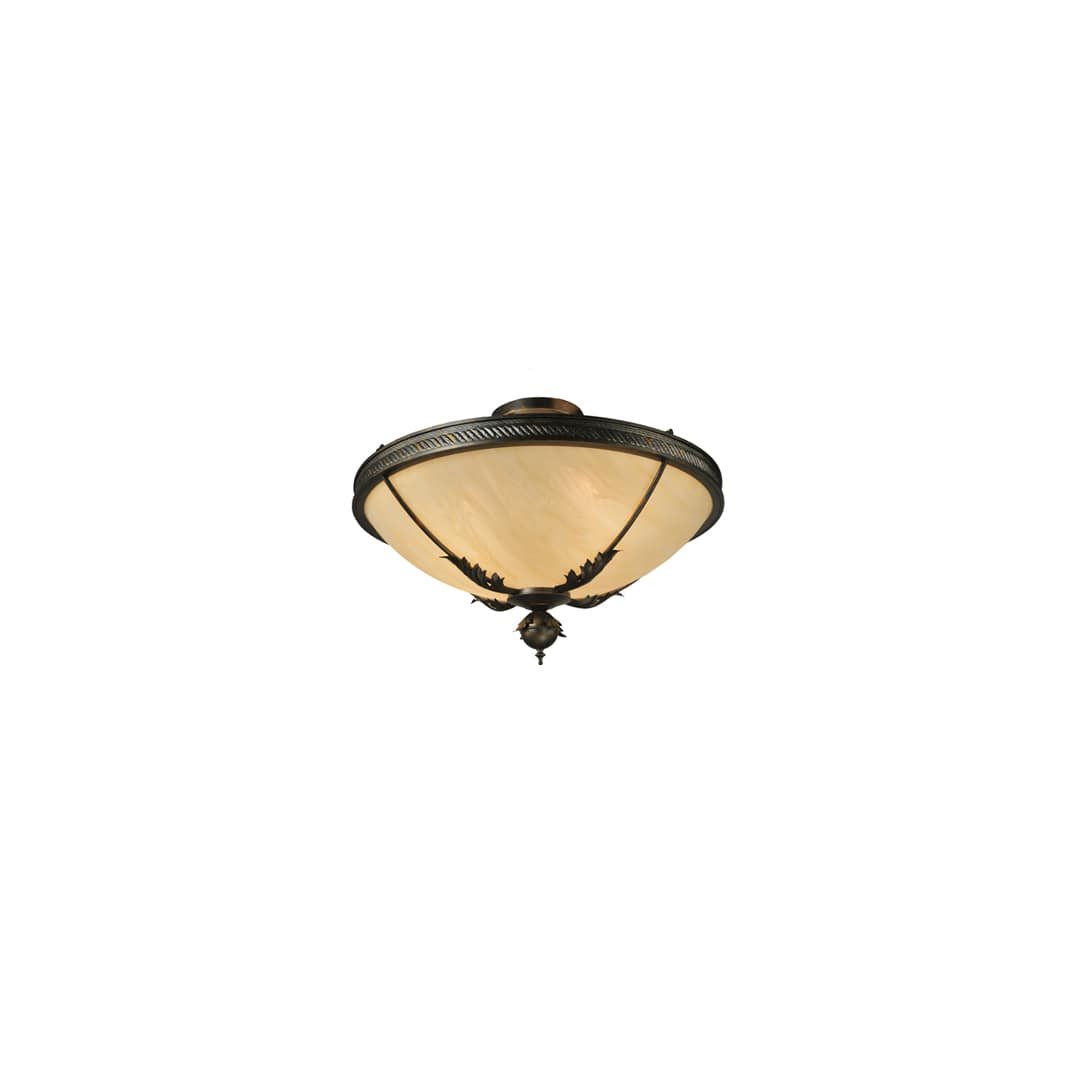 Hoja 4 Light 30" Wide Semi-Flush Bowl Ceiling Fixture