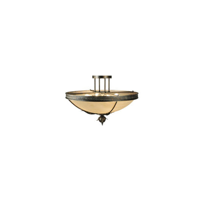 Hoja 4 Light 30" Wide Semi-Flush Bowl Ceiling Fixture