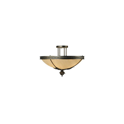 Hoja 4 Light 30" Wide Semi-Flush Bowl Ceiling Fixture