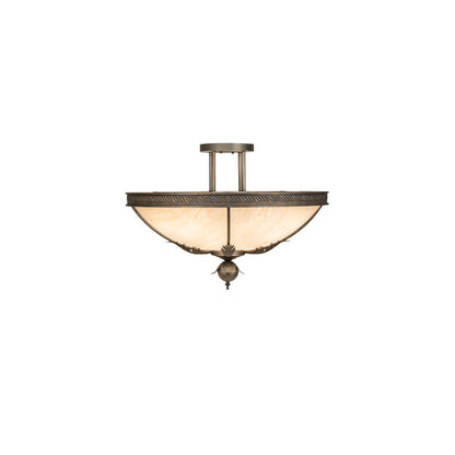Hoja 4 Light 30" Wide Semi-Flush Bowl Ceiling Fixture