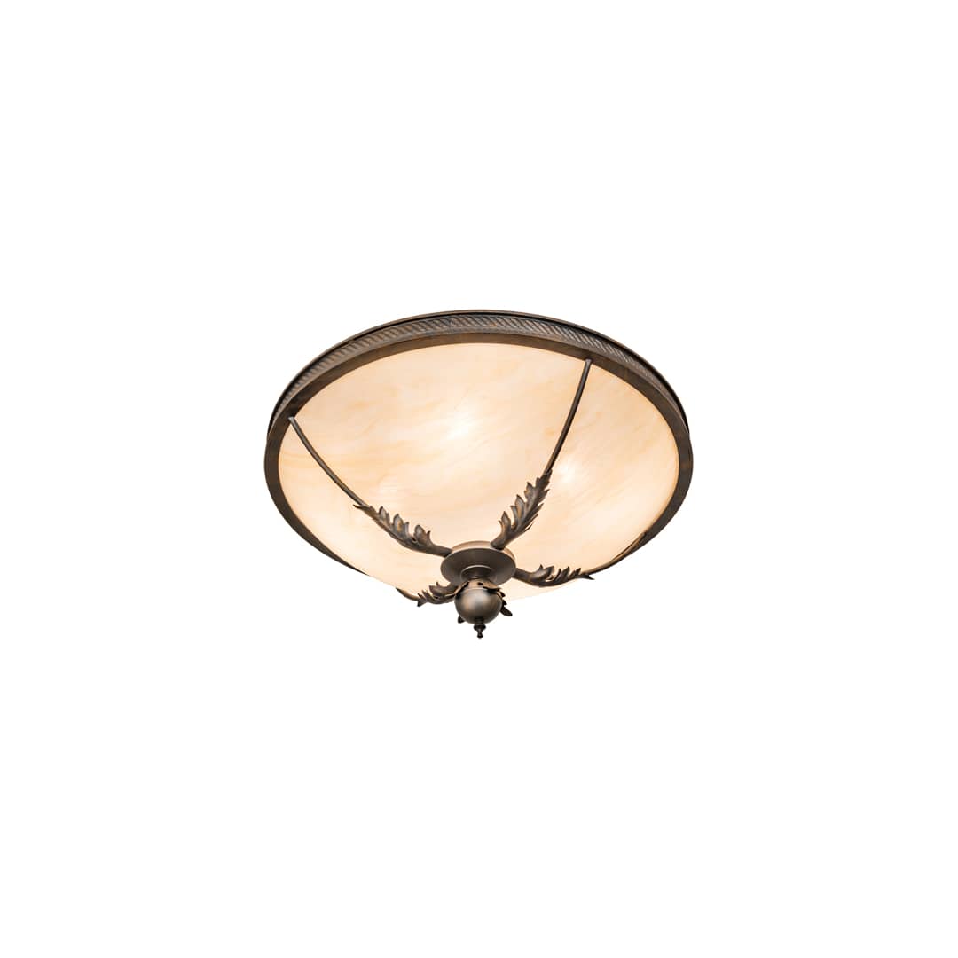 Hoja 4 Light 30" Wide Semi-Flush Bowl Ceiling Fixture