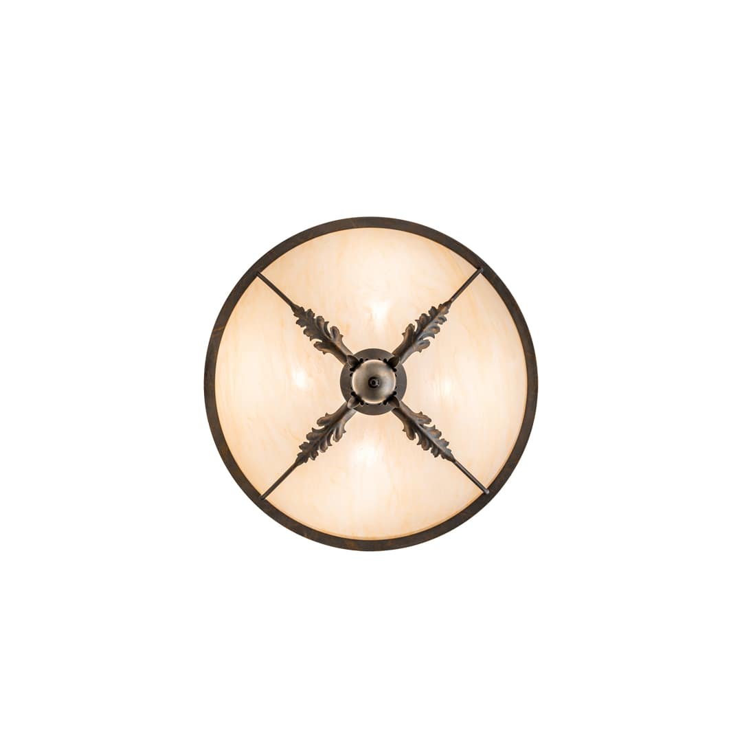 Hoja 4 Light 30" Wide Semi-Flush Bowl Ceiling Fixture