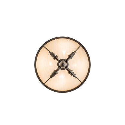 Hoja 4 Light 30" Wide Semi-Flush Bowl Ceiling Fixture