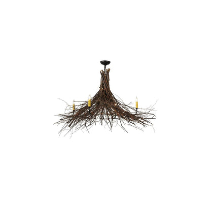 Twigs 4 Light 48" Wide Taper Candle Style Chandelier
