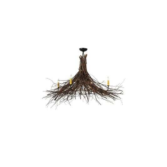 Twigs 4 Light 48" Wide Taper Candle Style Chandelier