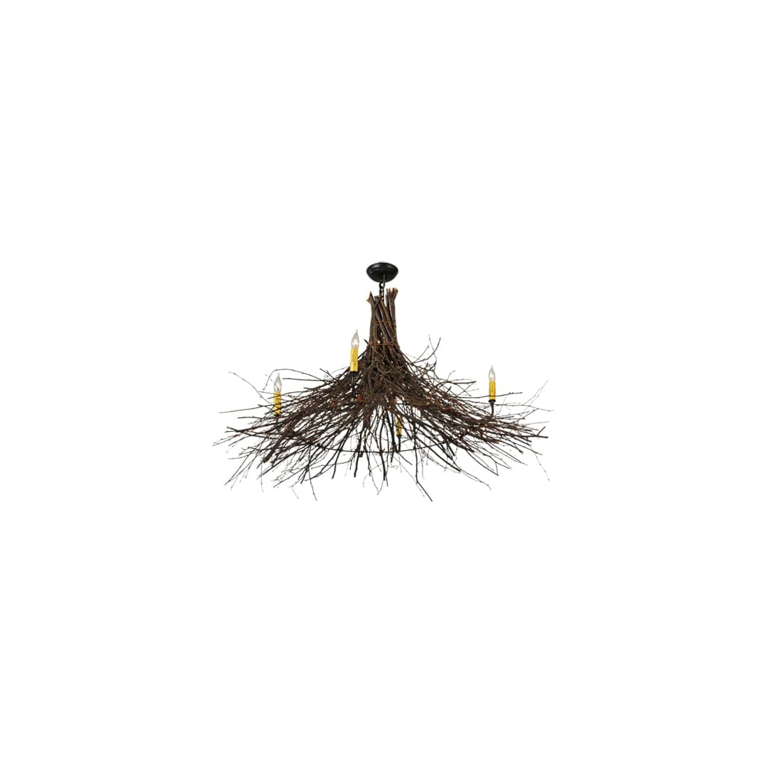 Twigs 4 Light 48" Wide Taper Candle Style Chandelier