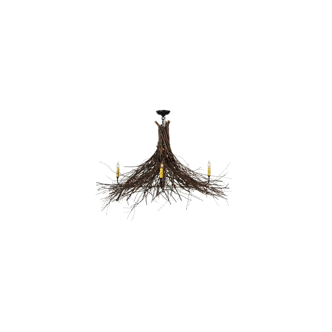 Twigs 4 Light 48" Wide Taper Candle Style Chandelier