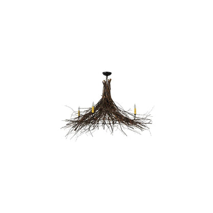Twigs 4 Light 48" Wide Taper Candle Style Chandelier