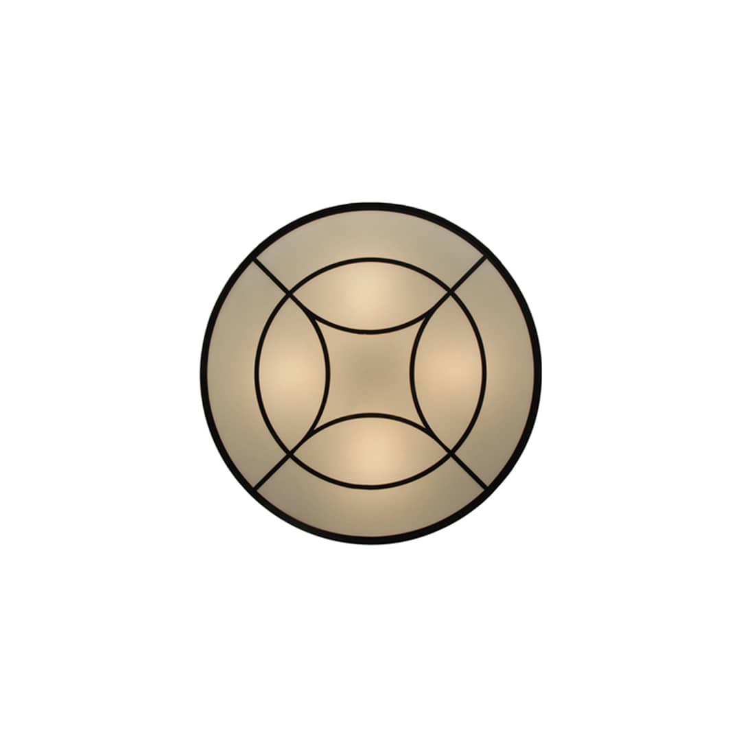 Revival Deco Cilindro 4 Light 36" Wide Semi-Flush Drum Ceiling Fixture