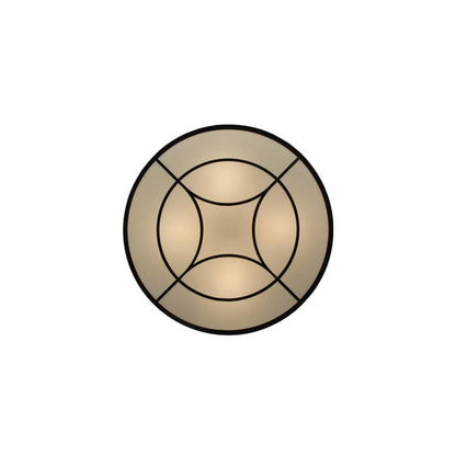 Revival Deco Cilindro 4 Light 36" Wide Semi-Flush Drum Ceiling Fixture