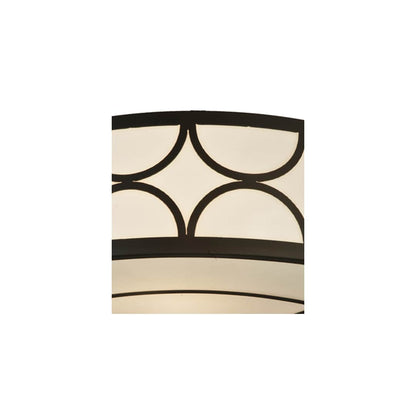 Revival Deco Cilindro 4 Light 36" Wide Semi-Flush Drum Ceiling Fixture