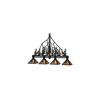 Tall Pines 4 Light 12" Wide Linear Pendant