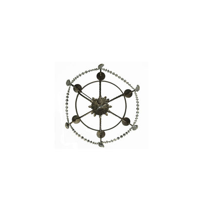 Antonia 6 Light 29" Wide Crystal Candle Style Chandelier