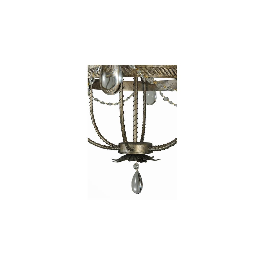 Antonia 6 Light 29" Wide Crystal Candle Style Chandelier