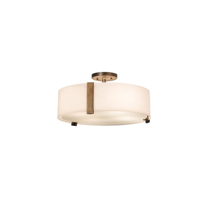 Cilindro Bartel 4 Light 18" Wide Semi-Flush Drum Ceiling Fixture