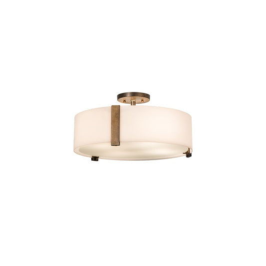Cilindro Bartel 4 Light 18" Wide Semi-Flush Drum Ceiling Fixture