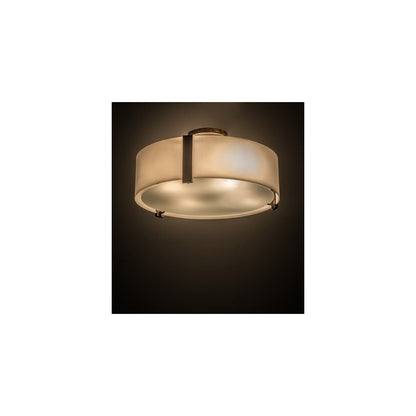 Cilindro Bartel 4 Light 18" Wide Semi-Flush Drum Ceiling Fixture