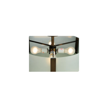 Cilindro Bartel 4 Light 18" Wide Semi-Flush Drum Ceiling Fixture