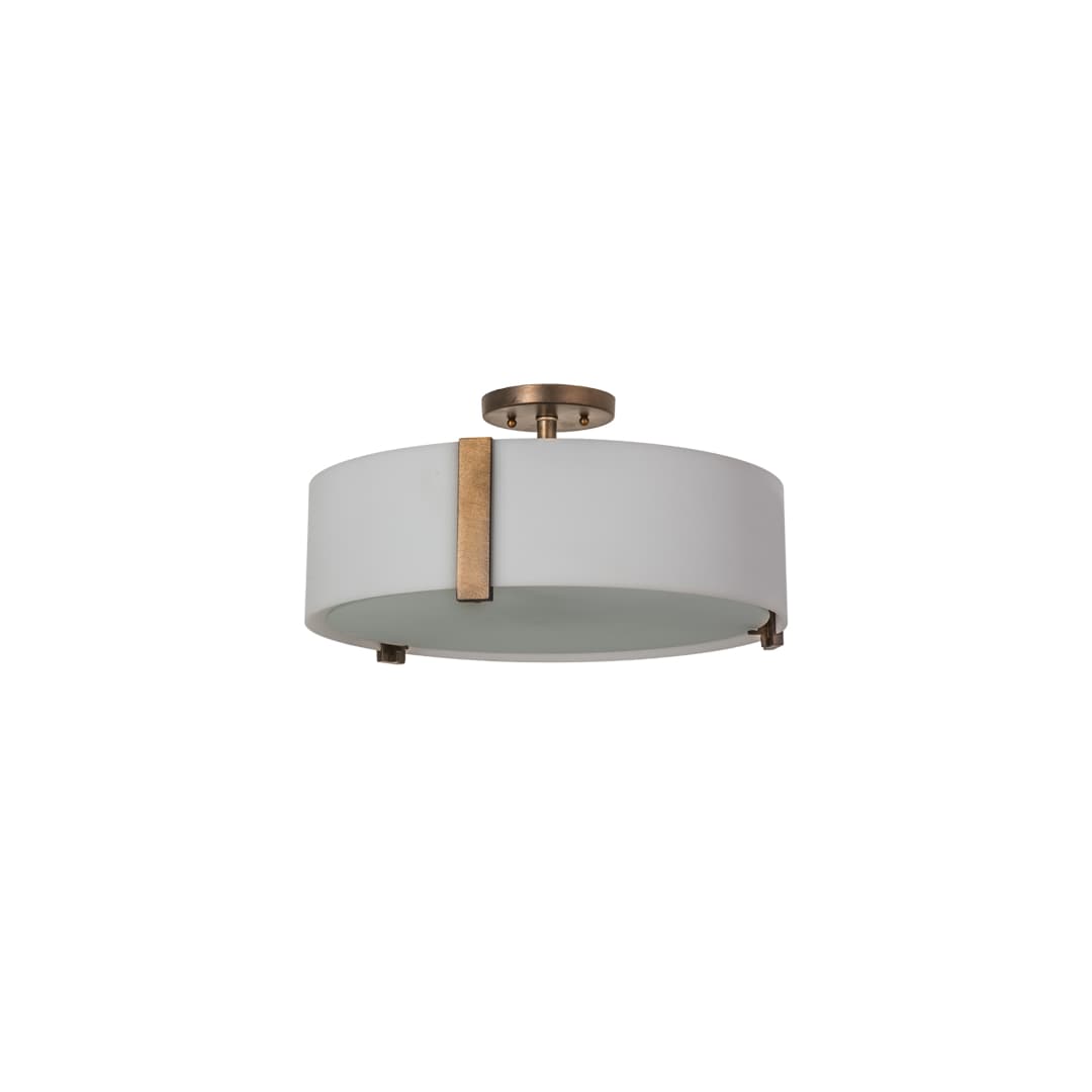 Cilindro Bartel 4 Light 18" Wide Semi-Flush Drum Ceiling Fixture