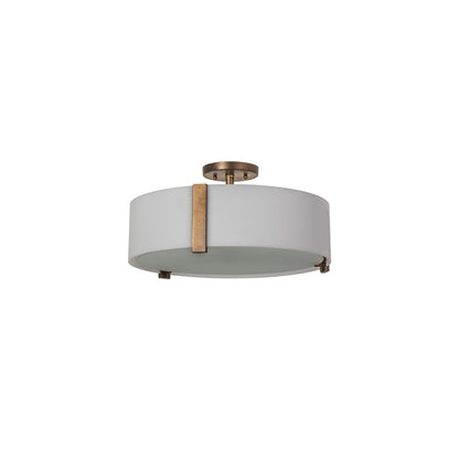 Cilindro Bartel 4 Light 18" Wide Semi-Flush Drum Ceiling Fixture