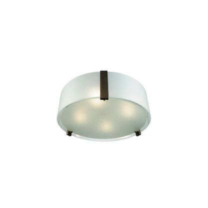 Cilindro Bartel 4 Light 18" Wide Semi-Flush Drum Ceiling Fixture