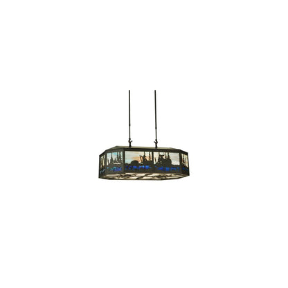 Long Deer 6 Light 22" Wide Linear Pendant