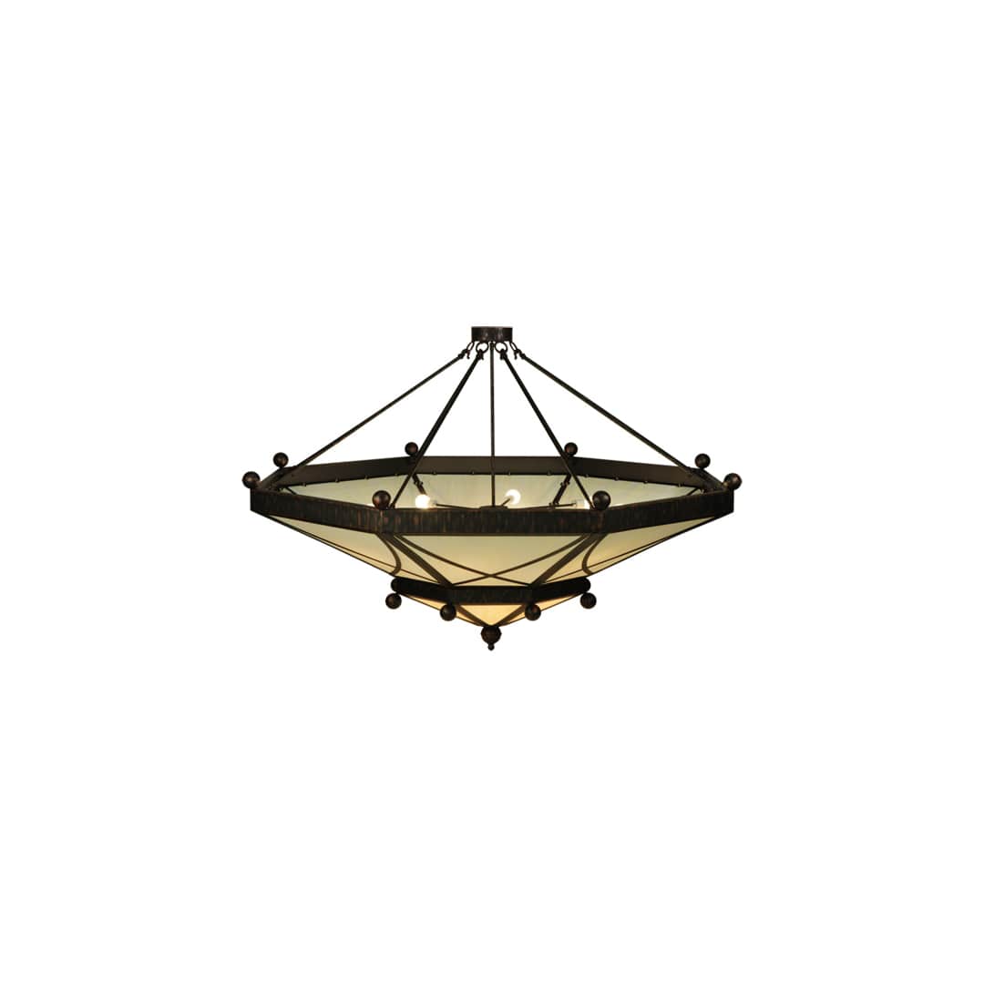 Grenoble 15 Light 74" Wide Semi-Flush Ceiling Fixture