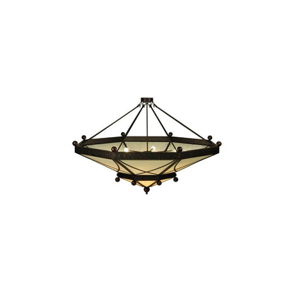 Grenoble 15 Light 74" Wide Semi-Flush Ceiling Fixture