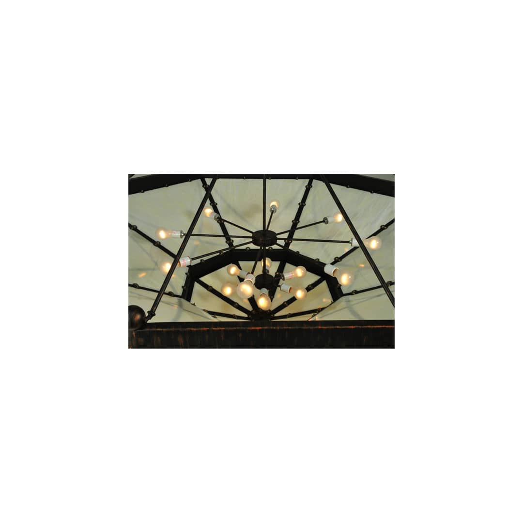 Grenoble 15 Light 74" Wide Semi-Flush Ceiling Fixture