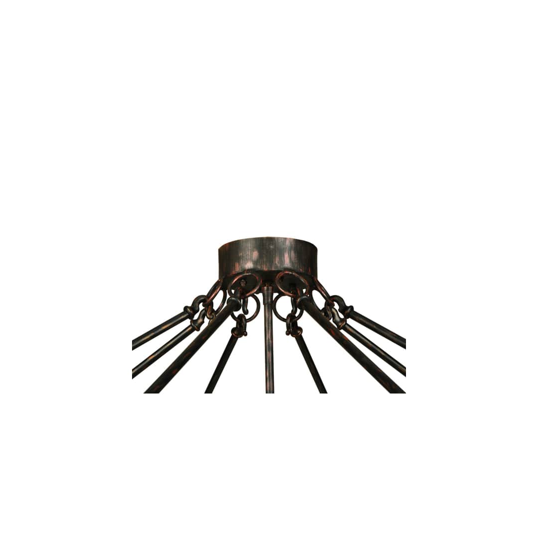 Grenoble 15 Light 74" Wide Semi-Flush Ceiling Fixture