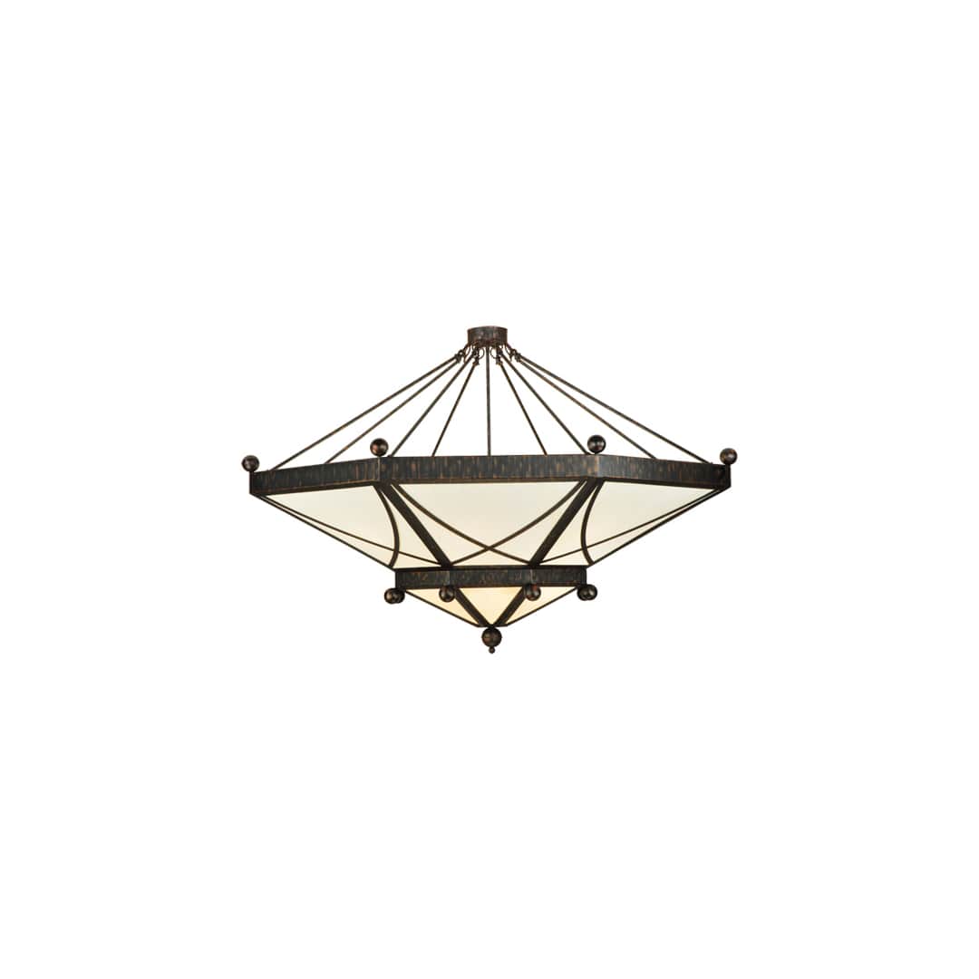 Grenoble 15 Light 74" Wide Semi-Flush Ceiling Fixture