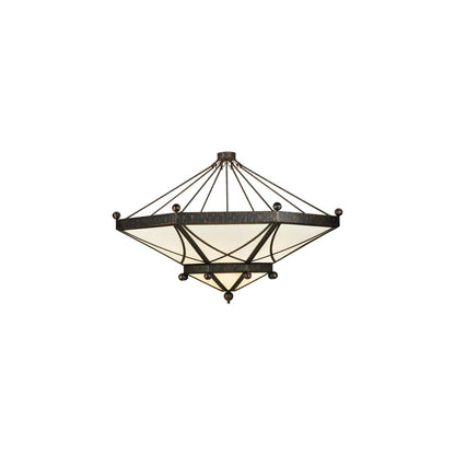 Grenoble 15 Light 74" Wide Semi-Flush Ceiling Fixture