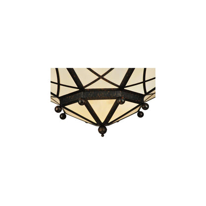Grenoble 15 Light 74" Wide Semi-Flush Ceiling Fixture