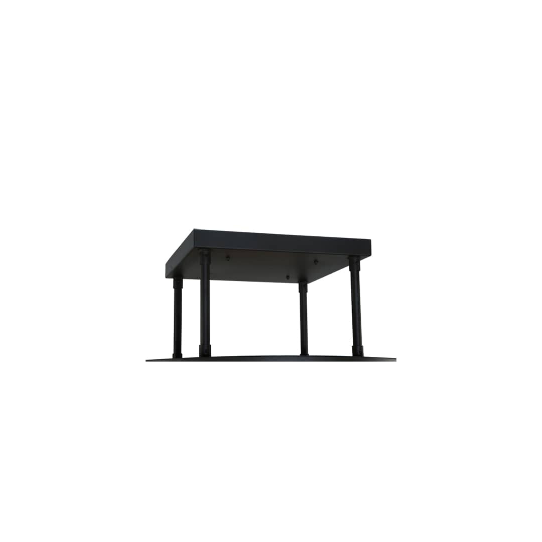 Cilindro Vicksburg 8 Light 48" Wide Semi-Flush Drum Ceiling Fixture - Oil Rubbed Bronze Finish