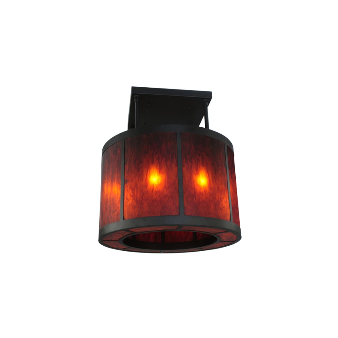 Cilindro Vicksburg 8 Light 36" Wide Semi-Flush Drum Ceiling Fixture